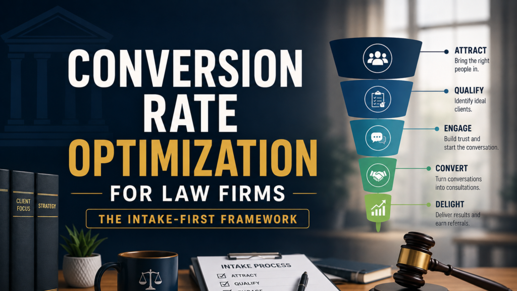 law firm cro intake first framework